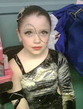 Featured Dance Team wearing False eyelashes