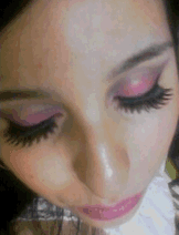 Featured Model  wearing Ardell Runway Tyra lashes. This ardell false eyelashes style is comparable to Fashion lashes #107, #101 , Revlon 502, and Modlash 26 and 28.