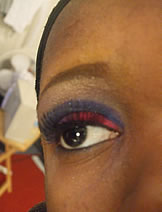 This is a look I created. To finish the look I Added These beautiful Red Cherry Lashes in #66 to make my look pop.
