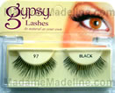 Gypsy 97 false eyelashes are natural looking with medium length lash.