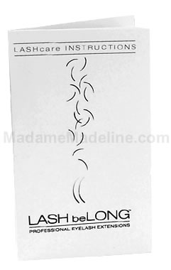 LASH beLONG�  LASHcare Instructions (25 count)