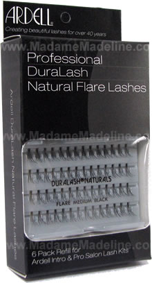 Duralash Naturals MEDIUM Lashes 6 Pack Refills