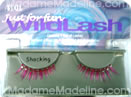Ardell Wild Lash Shocking Pink lashes with glittering disks.
