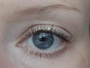 Gold Colored Eye Liner to make your eyes pop!