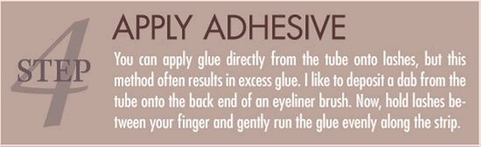 Step 4. Apply Eyelash Adhesive.