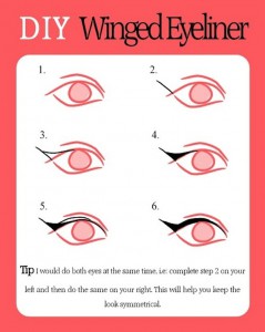 DIY Winged Eyeliner