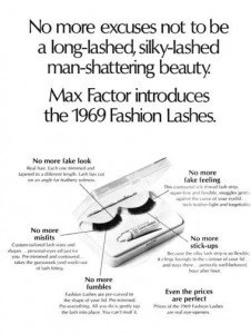 1969 Fashion Lashes by Max Factor.