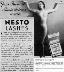 Nestolashes from the Nestlé-Le Mur company set up by Charles Nessler in New York.