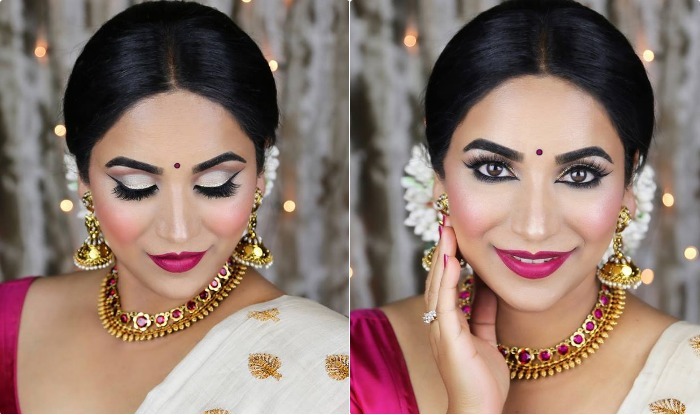 Step-by-Step Guide To Traditional Kerala Makeup Look For Onam 2017 - False  Lashes Blog - Madame Madeline