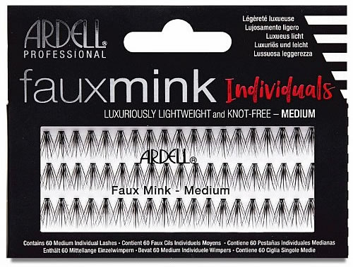 Ardell Faux Mink Individuals - available in short medium and long faux mink clusters.