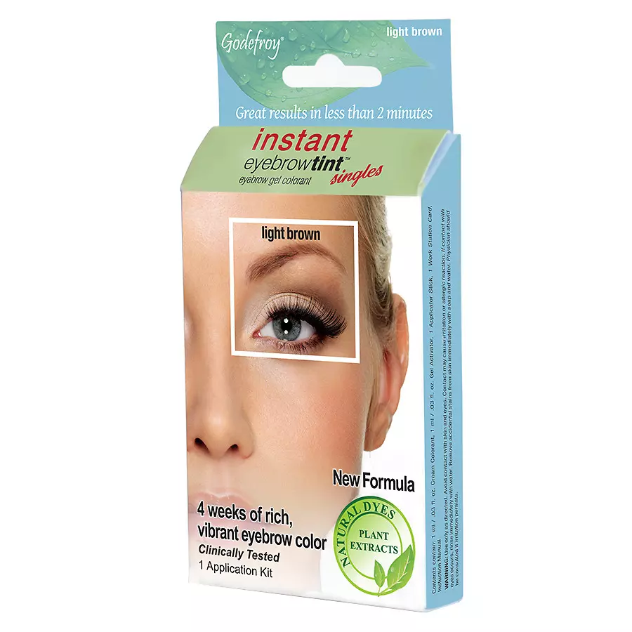 Godefroy Instant Eyebrow Tint Botanicals (Single Application Kit)