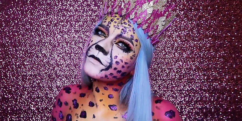 Amazing Cheetah make-up