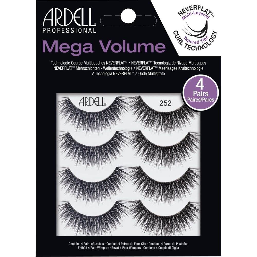 Ardell Professional Mega Volume 4 Pack Lash 252 Multipack (67889)