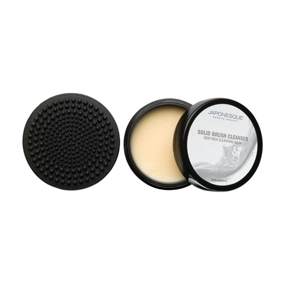 JAPONESQUE Mini Solid Brush Cleanser with Scrubbing Pad