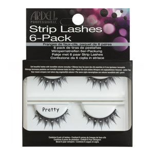 Ardell Professional Strip Lashes Runway PRETTY Strip Lash 6-Pack Refills