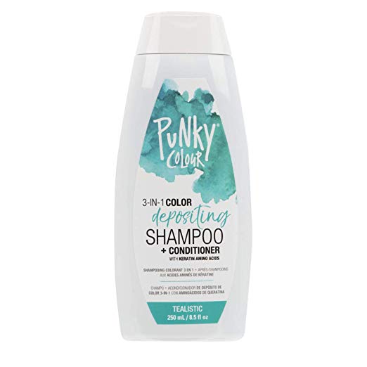 Punky Colour 3-in-1 Color Depositing Shampoo & Conditioner - TEALISTIC (67620)