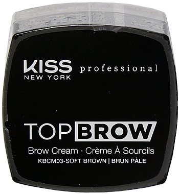 Kiss NY Pro Top Brow Cream  - Soft Brown