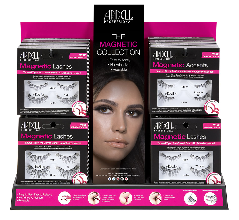 Ardell Magnetic 16 Piece Display (71388), Ardell Magnetic Lashes - Madame Madeline Lashes