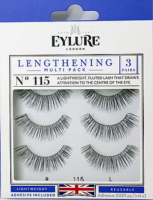 z.Eylure Lengthening Multi Pack Eyelashes No. 115