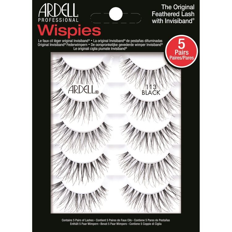 Ardell 5 Pack Lashes #113 Wispies (67516)