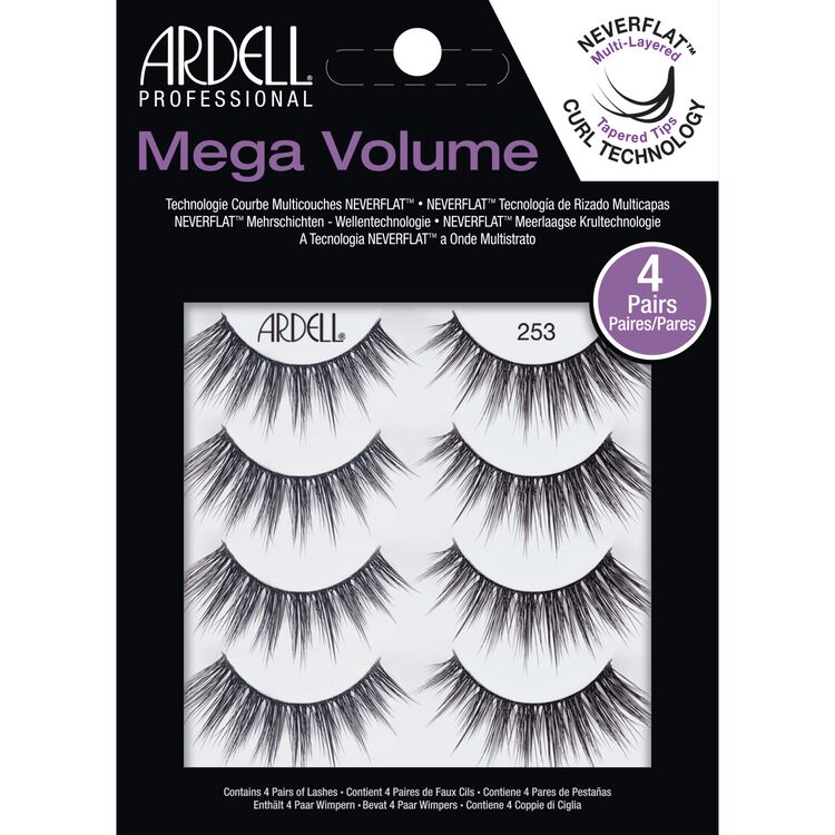 Ardell Professional 4 Pack Mega Volume Lashes #253