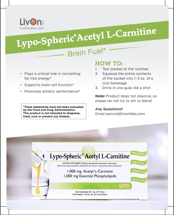 lypo spheric acetyl l carnitine Amazon.com: Lypo-Spheric Acetyl L-Carnitine – 1,000 mg Acetyl L-Carnitine &  Essential Phospholipids Per Packet – Liposome Encapsulated for Maximum  Bioavailability – 100% Non-GMO main image 1