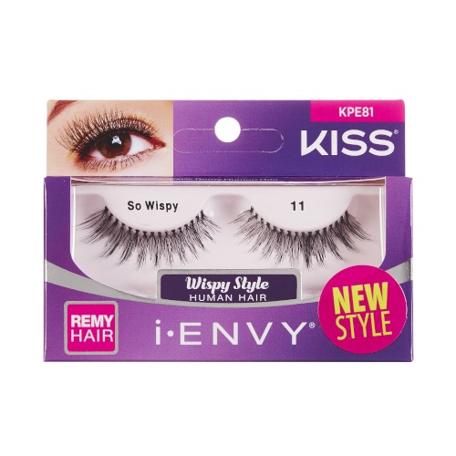 KISS i-ENVY Premium So Wispy 11 Lashes (KPE81)
