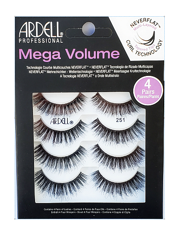 Ardell Professional Mega Volume 4 Pack Lash 251 Multipack