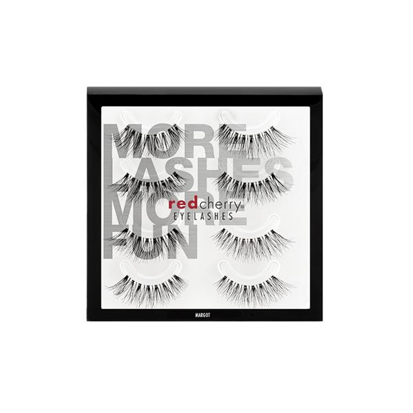 z.Red Cherry Lashes Off Radar Collection MARGOT - 4 PACK