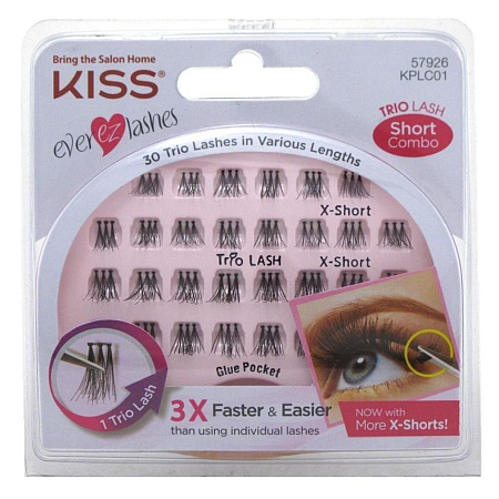 z.KISS EVER-EZ Lashes Lash Trio- SHORT COMBO (KPLC01)