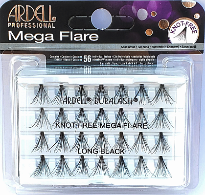 Ardell Mega Flare Individual Lashes Long Black