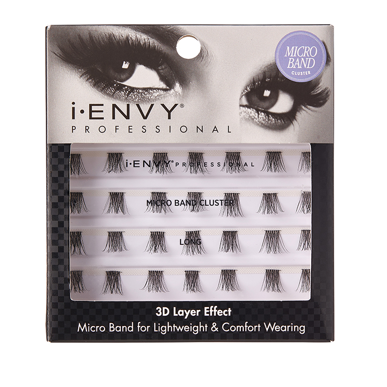 KISS i-ENVY Pro Microband Cluster Eyelashes - Long