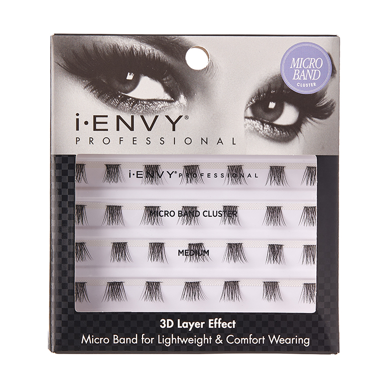 KISS i-ENVY Pro Microband Cluster Eyelashes - Medium