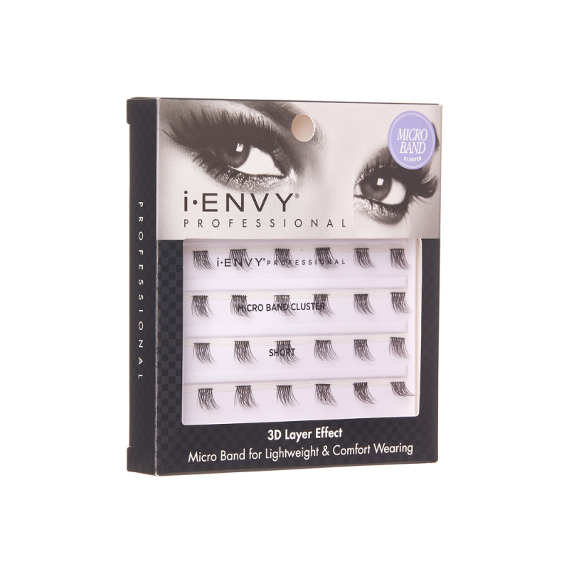 KISS i-ENVY Pro Microband Cluster Eyelashes - Short