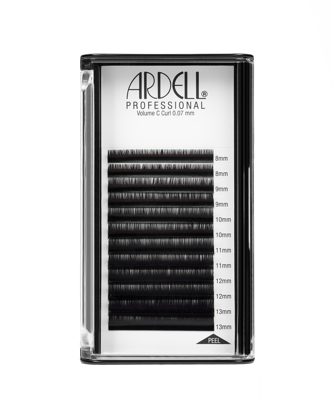 Ardell Professional Individual Lash Extensions Volume (0.07mm) - C Curl, Assorted Multi-length, 8-13mm Pack