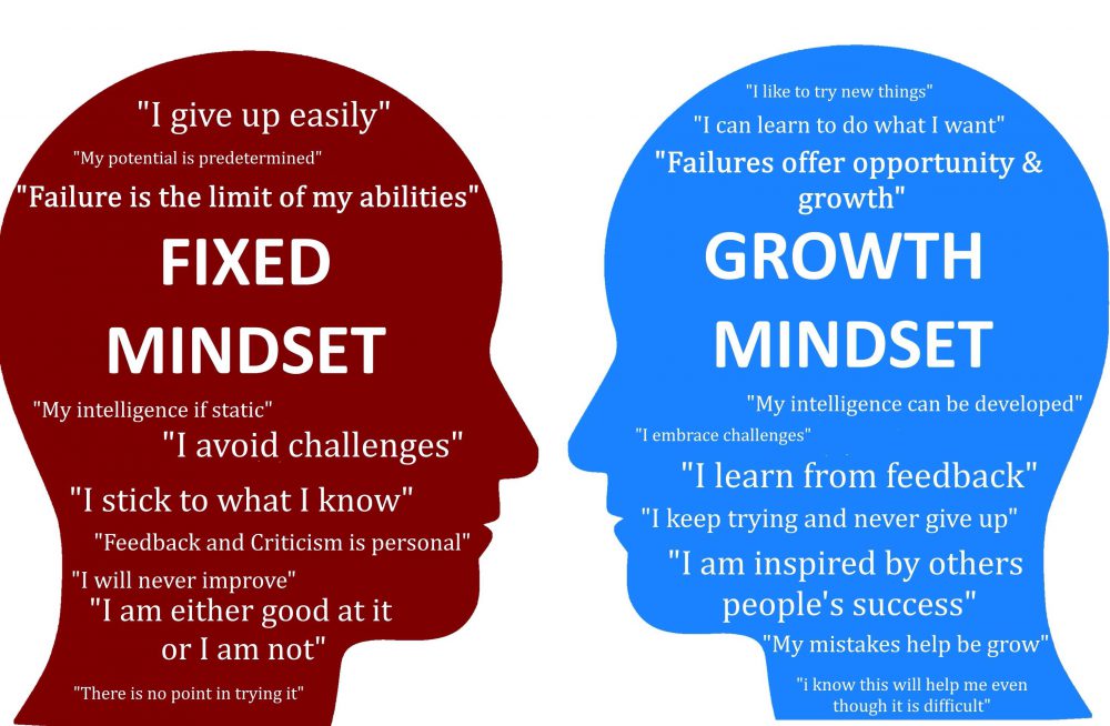 Some people have a fixed mindset and others have a growth mindset. Life has a terrain that will make us fall but that is part of the beauty because each fall is a new lesson for you to learn.