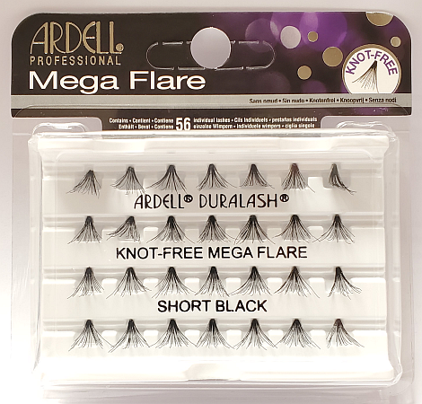 Ardell Mega Flare Individual Lashes Short Black