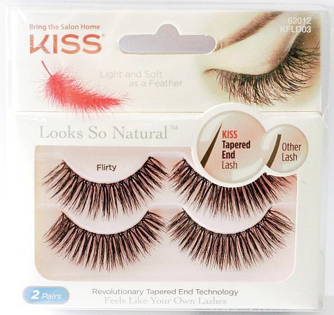 KISS Looks So Natural Lashes Double Pack - Flirty - BOGO (Buy 1, Get 1 Free Deal)