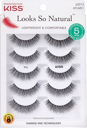 KISS Looks So Natural Multipack Lashes - Shy (KFLM01)