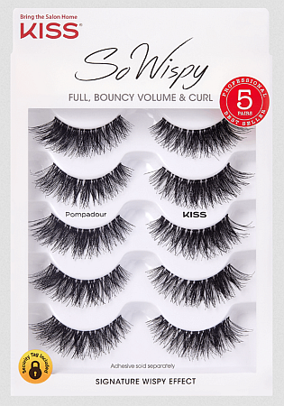 Kiss So Wispy Lash Multipack - Pompadour