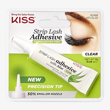 Kiss Strip Lash Adhesive With Aloe Clear 7g (KPLGL05)