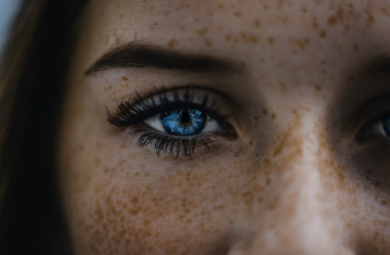 Woman with Blue Eyes