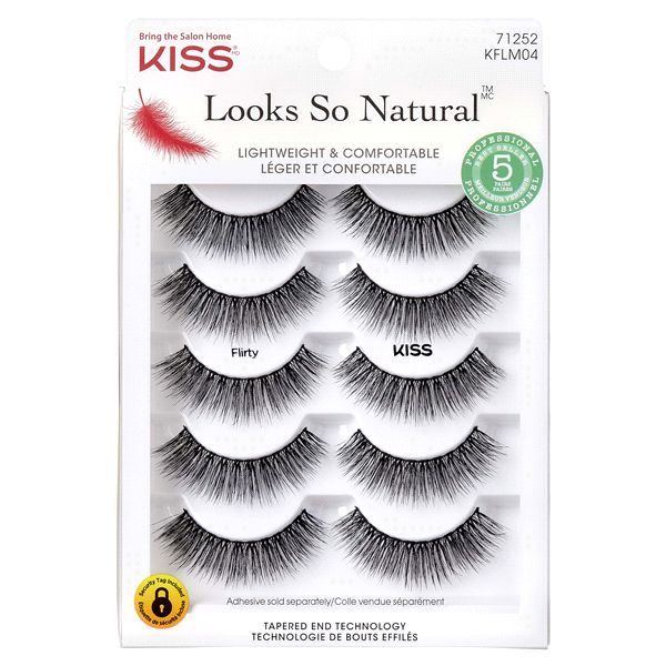 KISS Looks So Natural Multipack Lashes - Flirty (KFLM04)