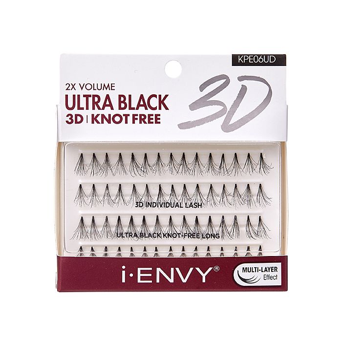 KISS i-ENVY 3D Ultra Black Knot Free Long (KPE06UD)