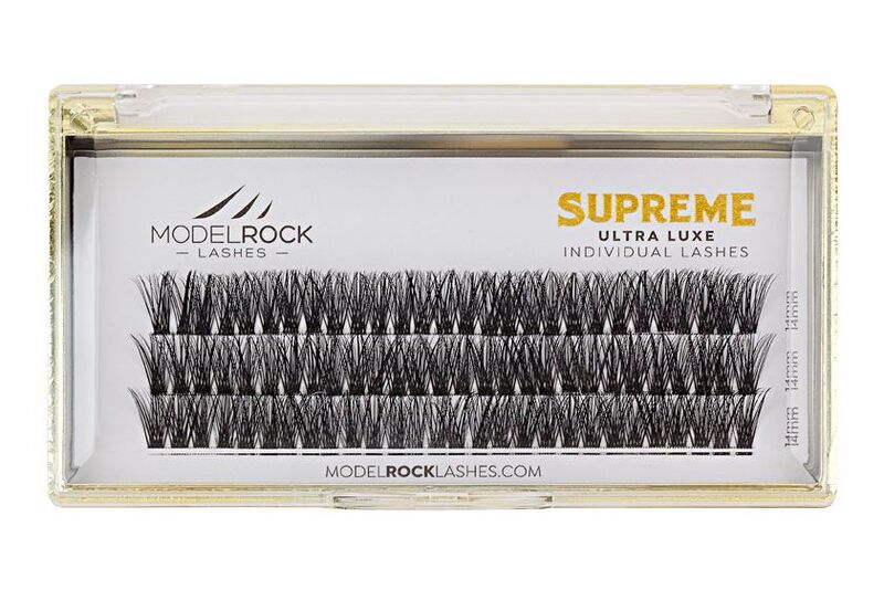 MODELROCK Ultra Luxe Individual Lashes - EXTRA LONG 14mm - SUPREME CLUSTER Style #1