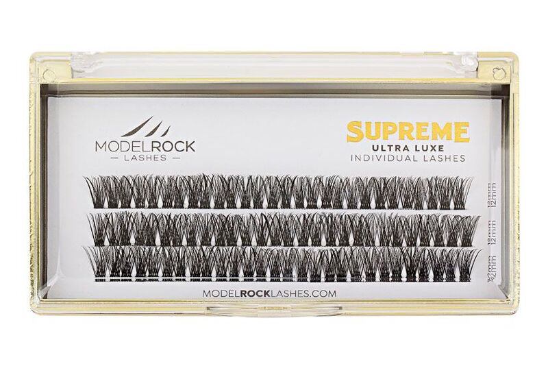 MODELROCK Ultra Luxe Individual Lashes - LONG 12mm - SUPREME CLUSTER Style #1