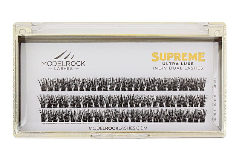 MODELROCK Ultra Luxe Individual Lashes - MEDIUM 10mm - SUPREME CLUSTER Style #1