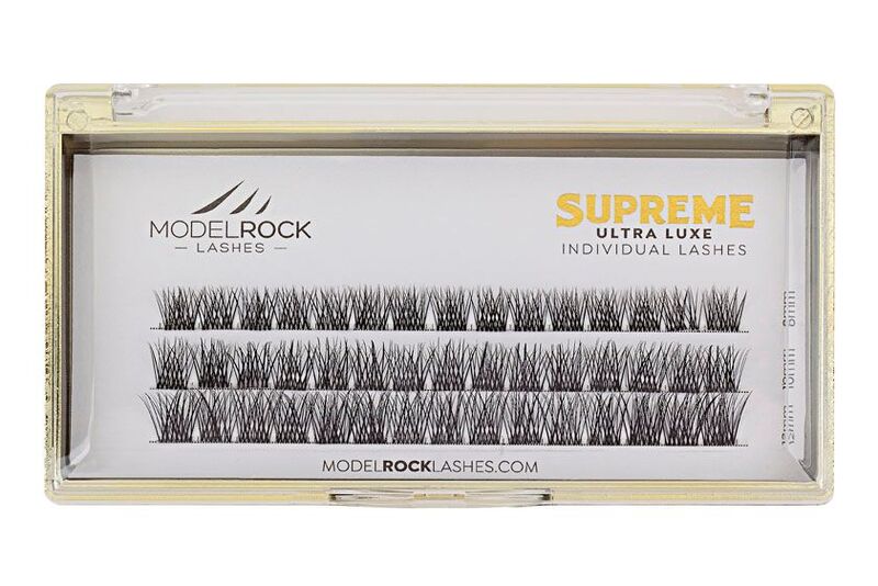 MODELROCK Ultra Luxe Individual Lashes - MIXED LENGTHS - SUPREME CLUSTER Style #3 (8mm-10mm-12mm)