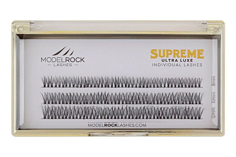 MODELROCK Ultra Luxe Individual Lashes - MIXED LENGTHS - SUPREME CLUSTER Style #4 (8mm-10mm-12mm)