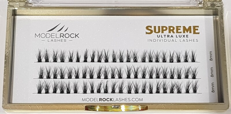 MODELROCK Ultra Luxe Individual Lashes - SHORT 8mm - SUPREME CLUSTER Style #2